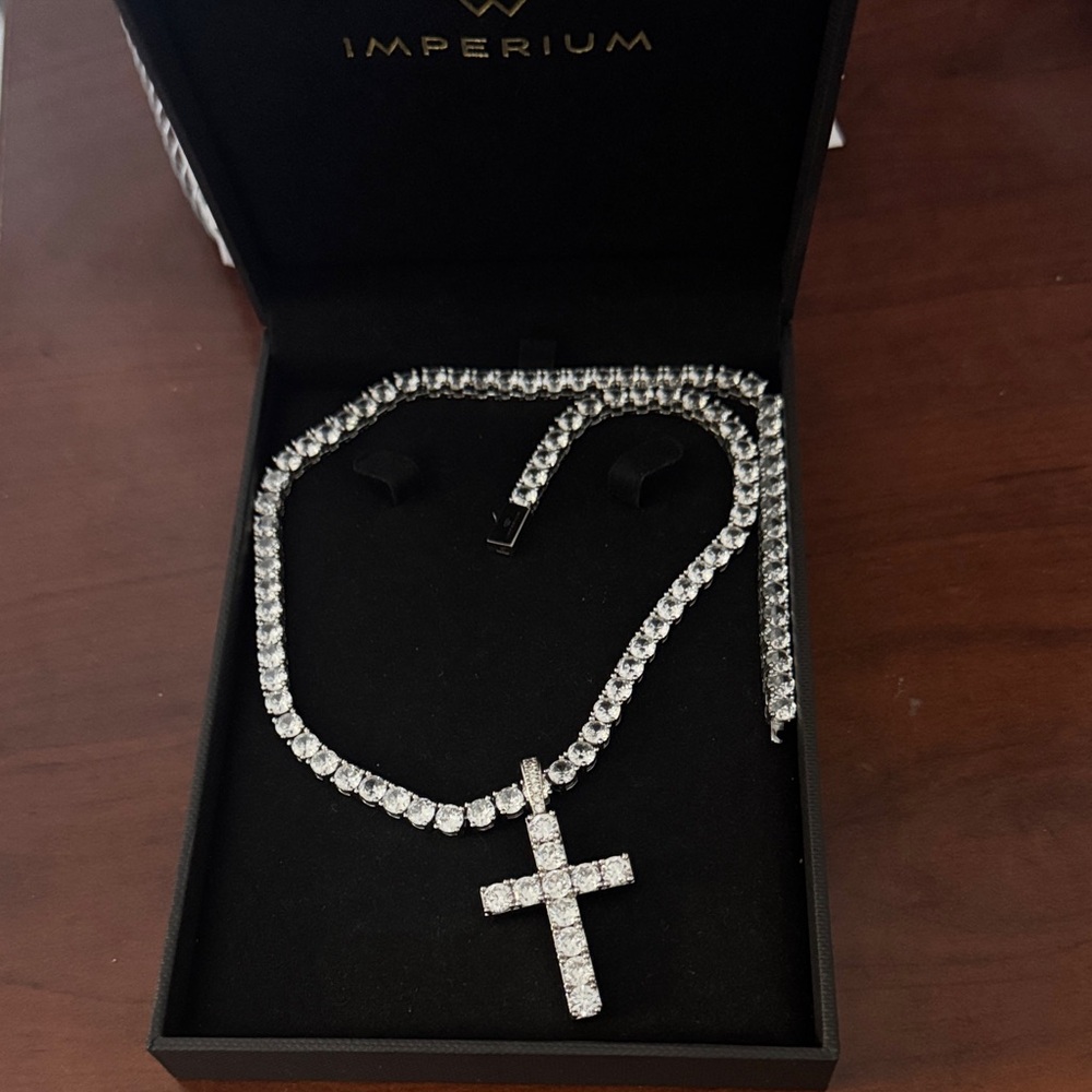 Silver Cross Necklace